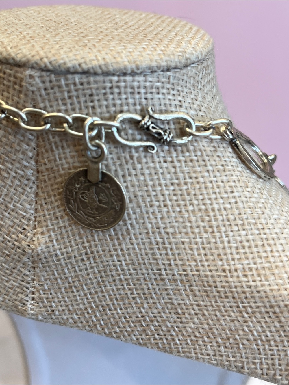 Pewter LONG NECKLACE Rare HTF - Picture 8 of 10